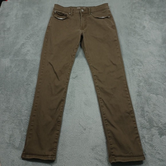 Lucky Brand Other - Lucky Brand Jeans Mens 29x30 Brown Denim Slim Straight 121 Preppy Modern